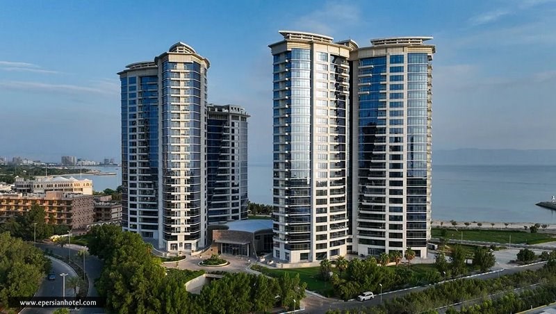 معماری خاص برج های دوقلو کیش